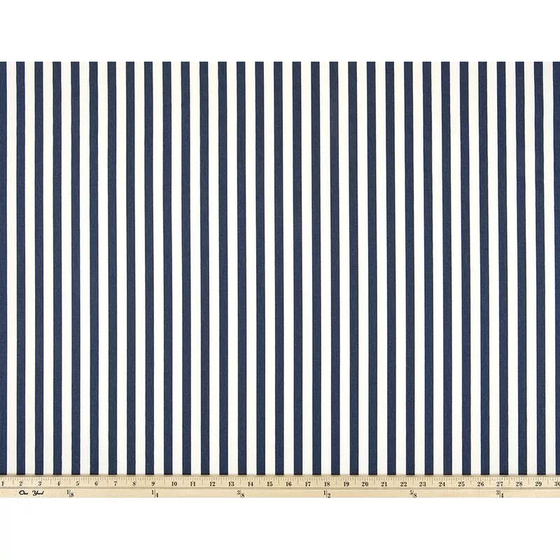Basic Stripe Premier Navy Fabric By Premier Prints