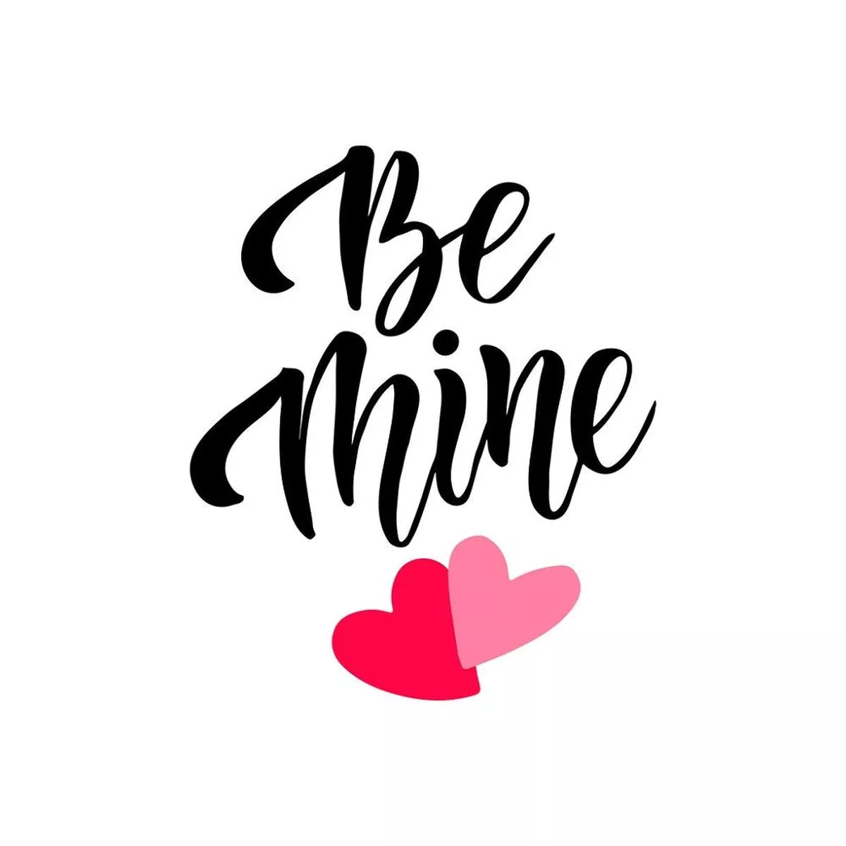 Be Mine Valentine Card Fabric Panel