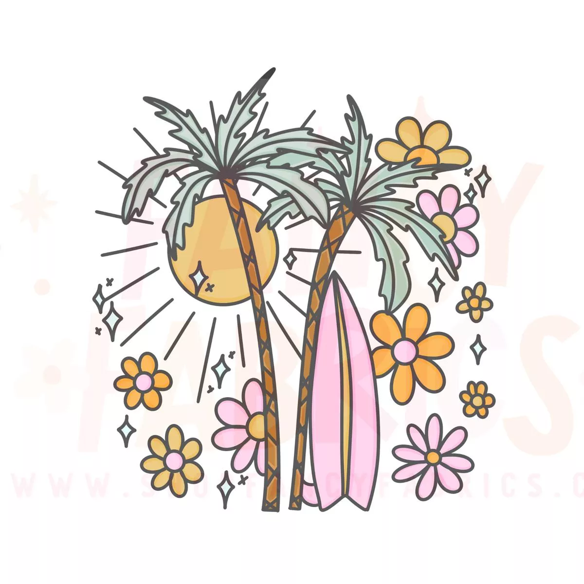 beachy-vibes-child-size-dtf-transfer Beachy Vibes | Child Size | DTF Transfer