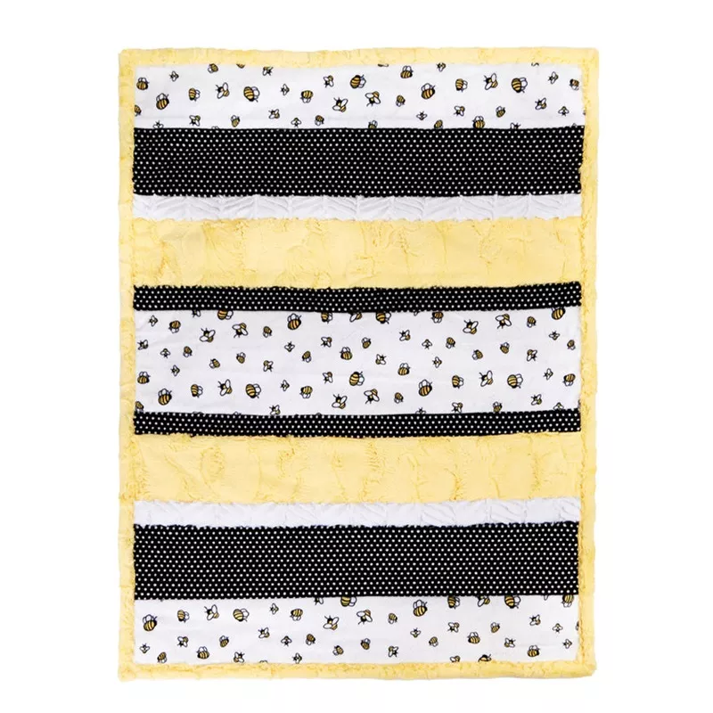 bee-happy-minky-quilt-kit Bee Happy Minky Quilt Kit