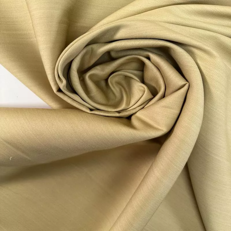 Beige-Pink Silk Viscose Sateen