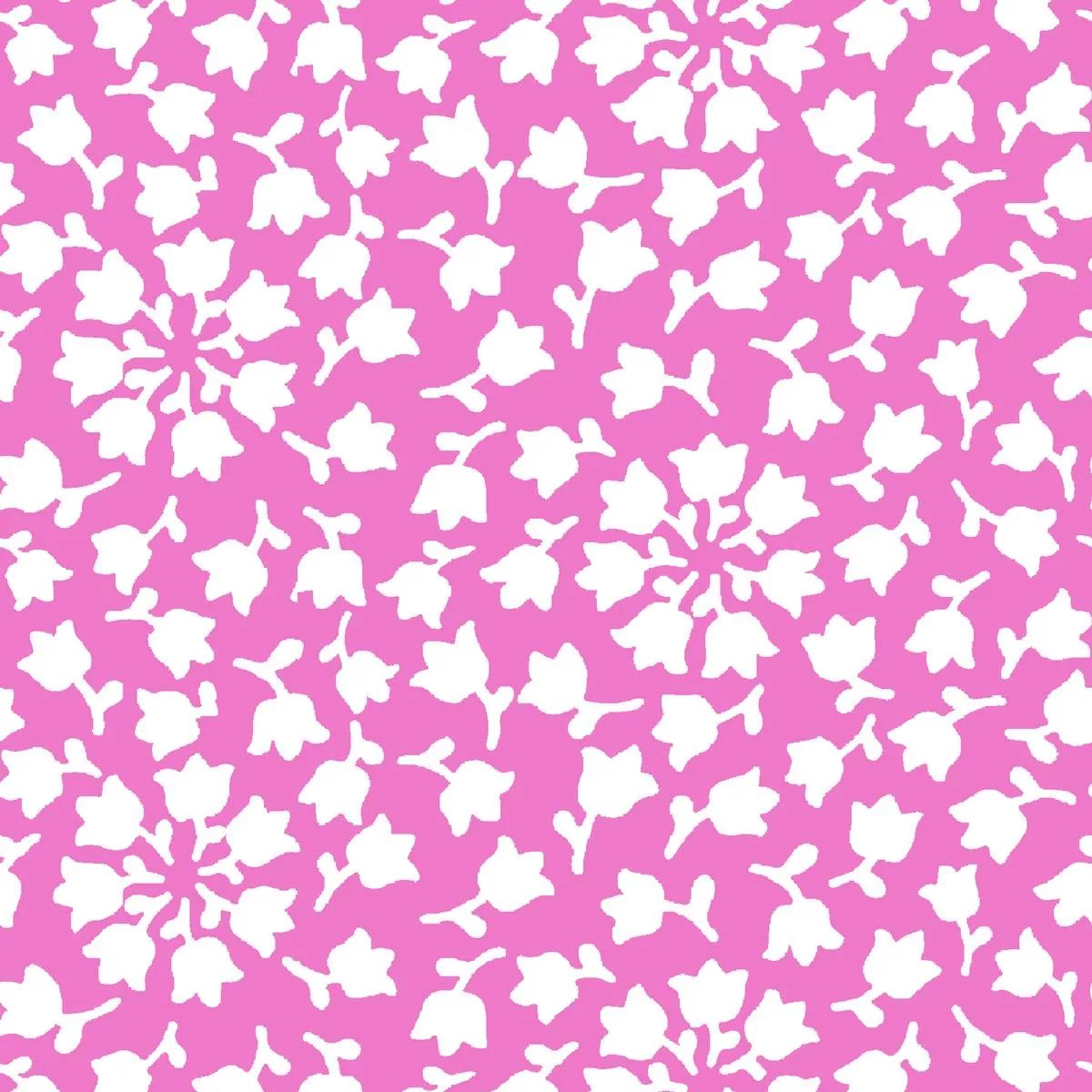 bell-flowers-on-fuchsia-white-fabric Bell Flowers on Fuchsia & White Fabric