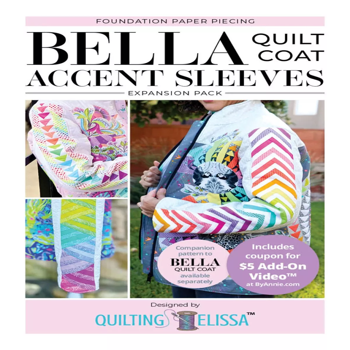 Bella Quilt Coat Accent Sleeves