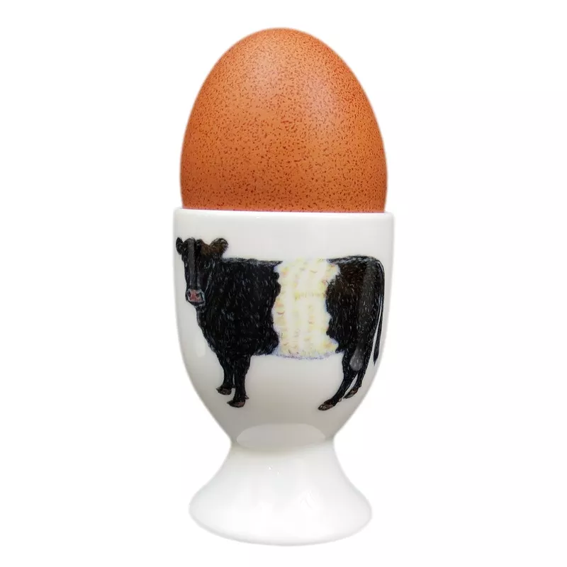 Belted Galloway Cow Egg Cup
