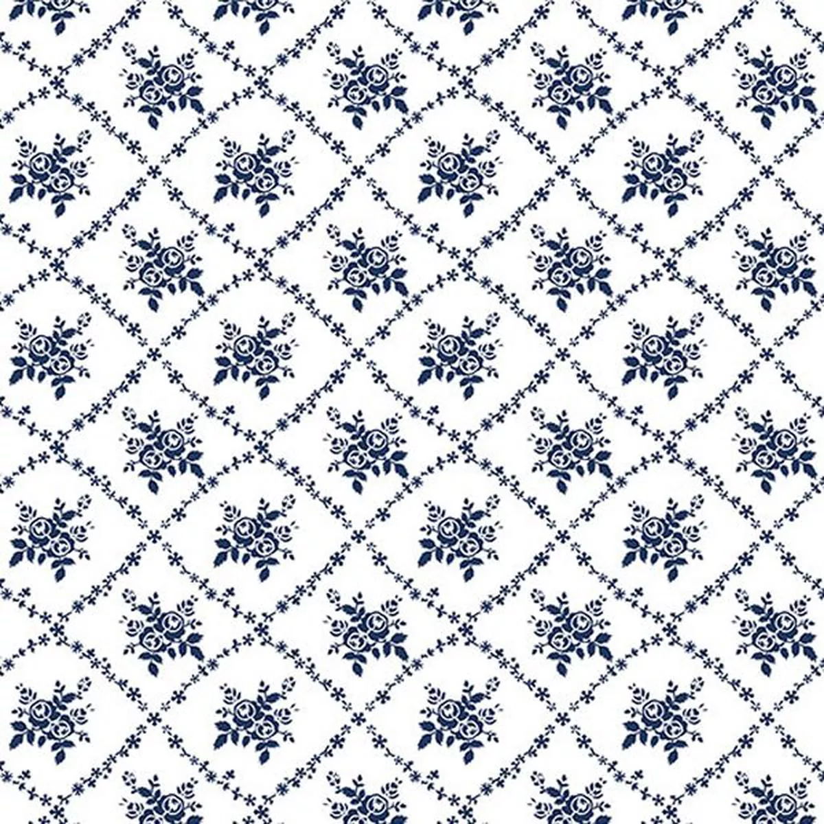 Benartex – 14648-50 White/Navy