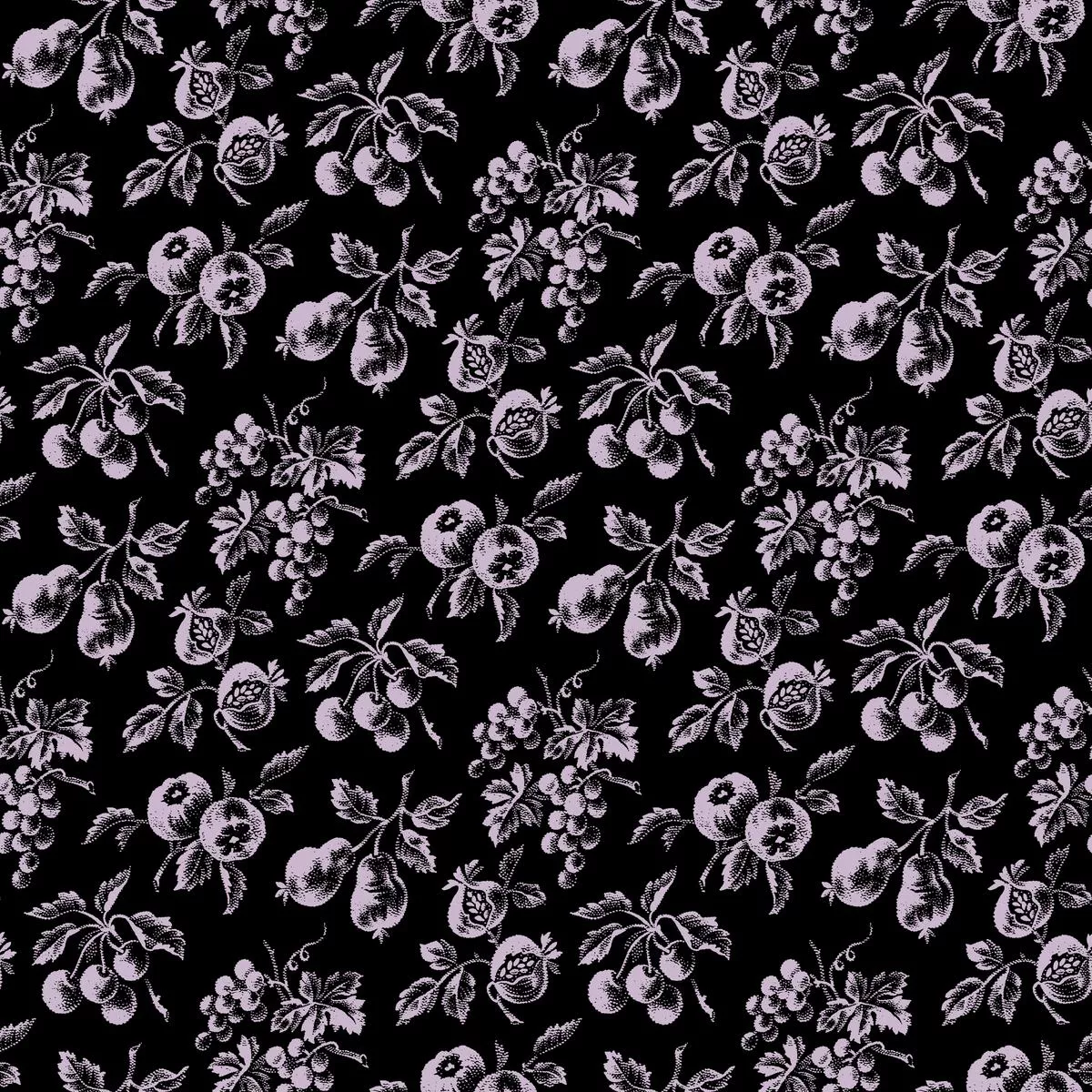 beneath-vine-dark-vintage-fruit-fabric Beneath the Vine – Dark Vintage Fruit Fabric