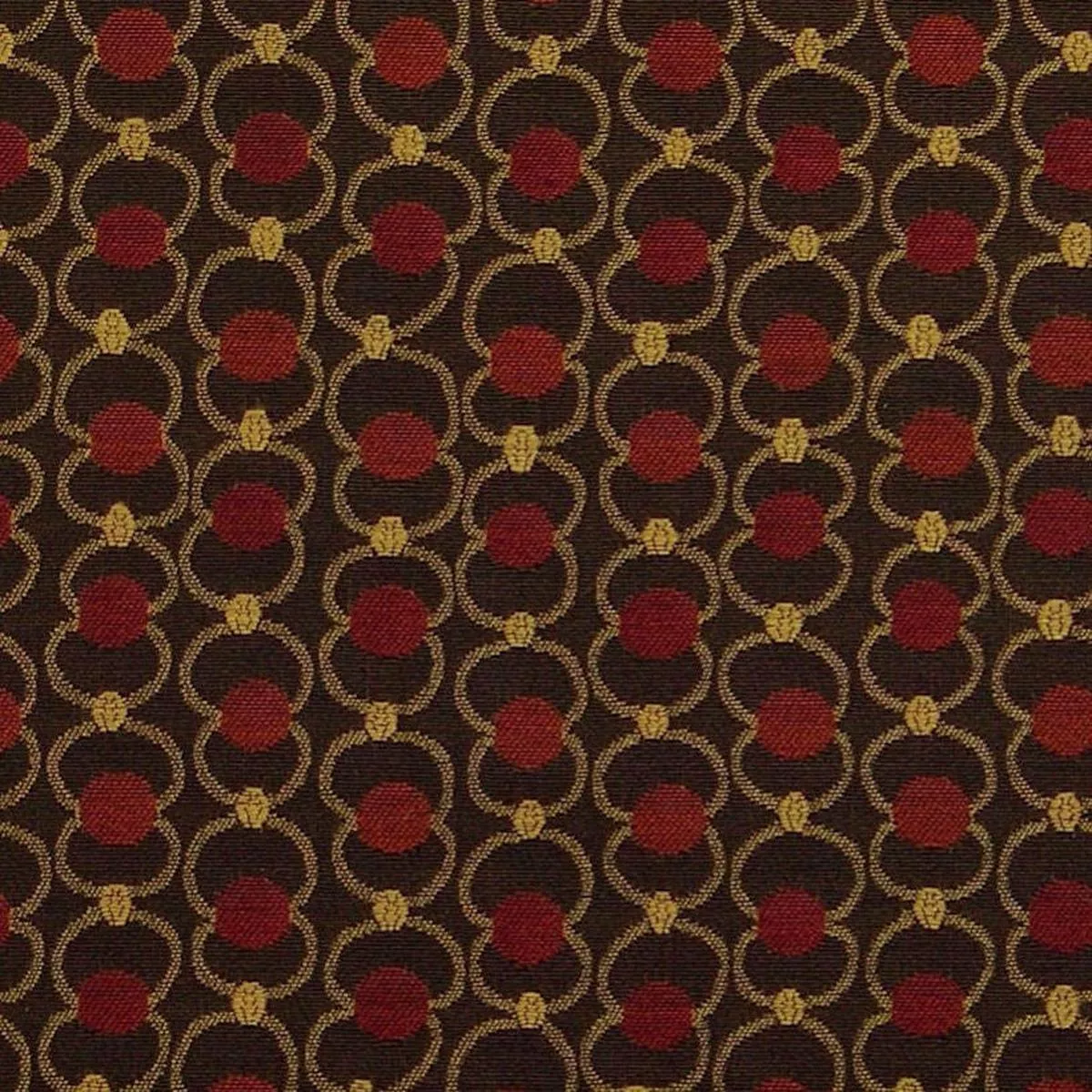 Bernhardt Textiles Cornwall Berry Circle Dot Link Upholstery Fabric