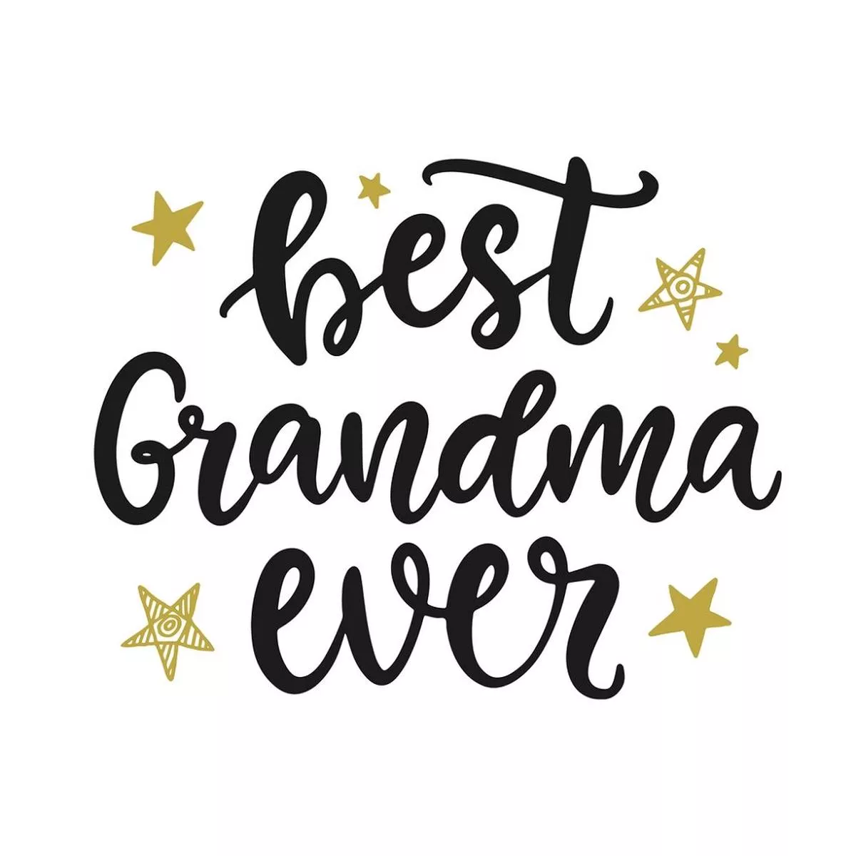 best-grandma-ever-with-stars-fabric-panel Best Grandma Ever With Stars Fabric Panel
