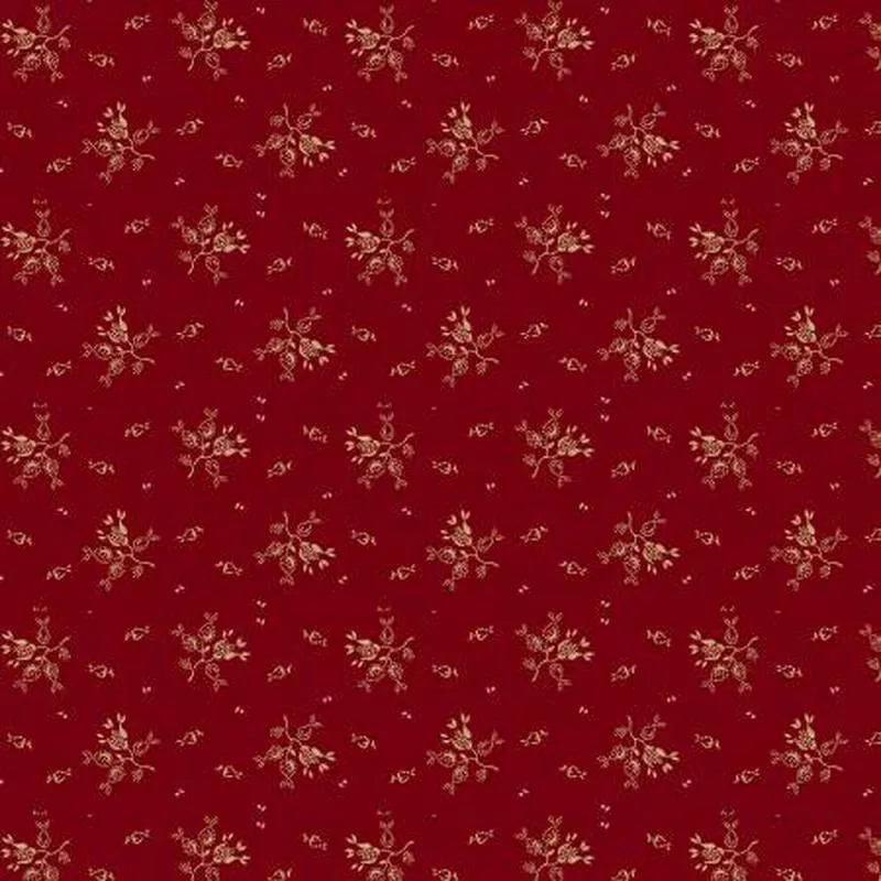 Betsy’s Needlework R171315D-RED Red Field Perennials