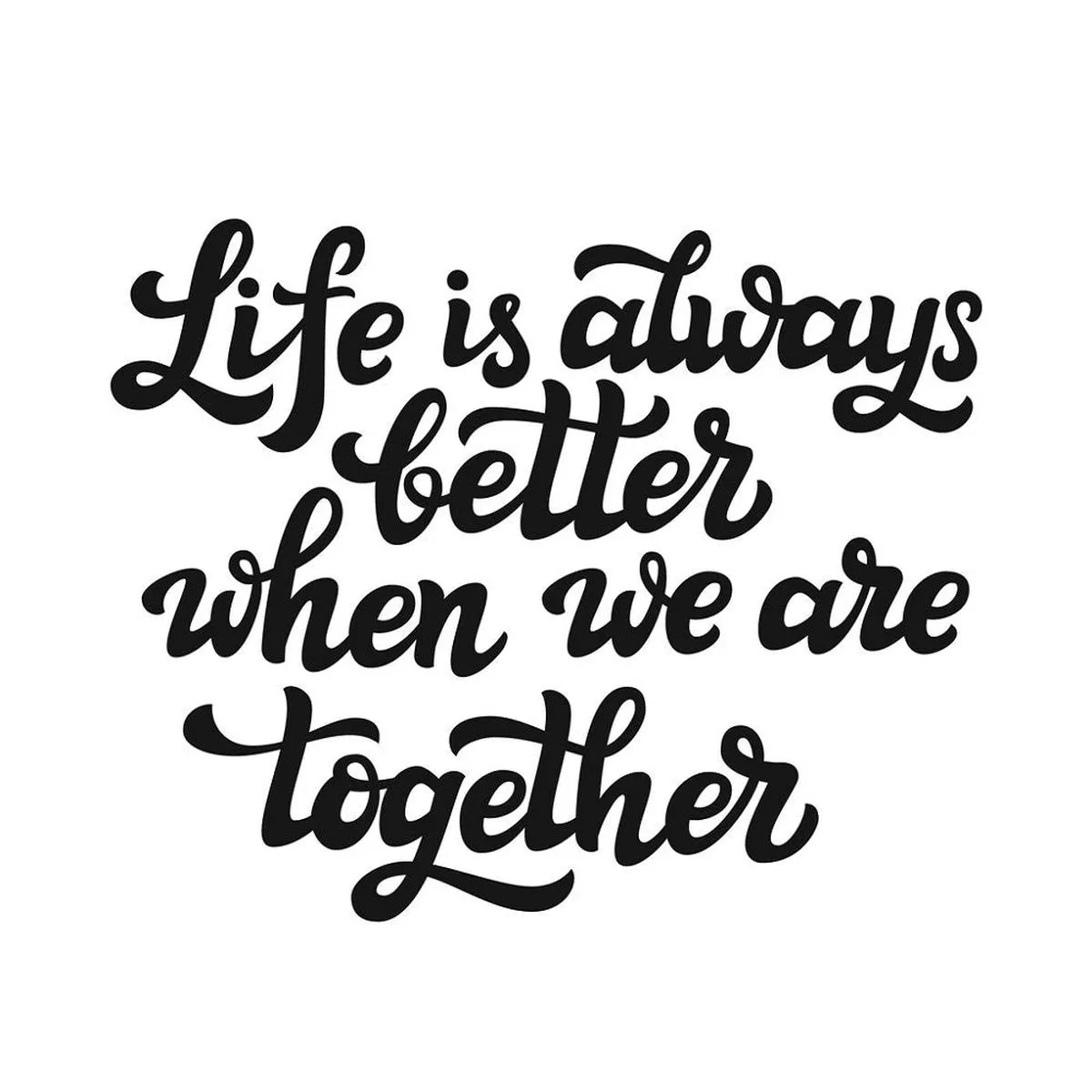 Better Together Fabric Panel