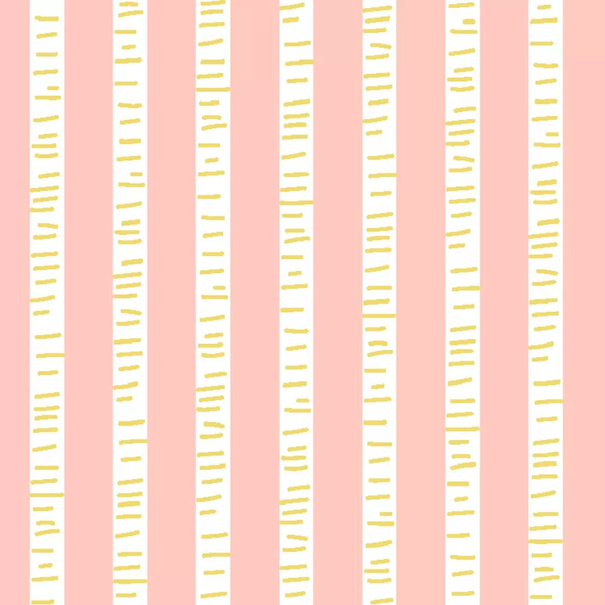 Birch Stripes on Light Pink Fabric