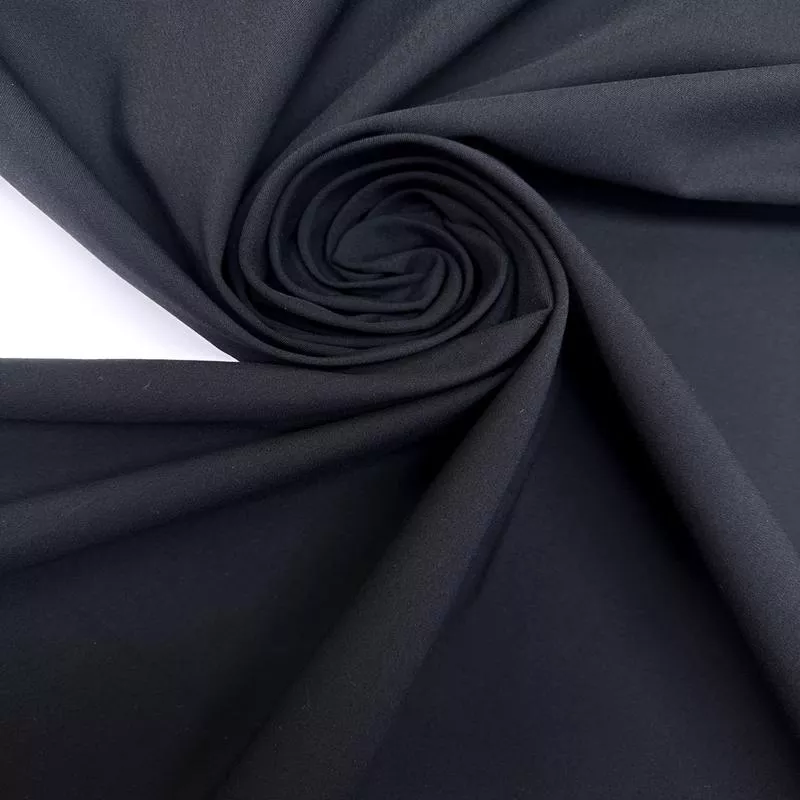 black-cotton-polyester-elastane-woven Black Cotton Polyester Elastane Woven