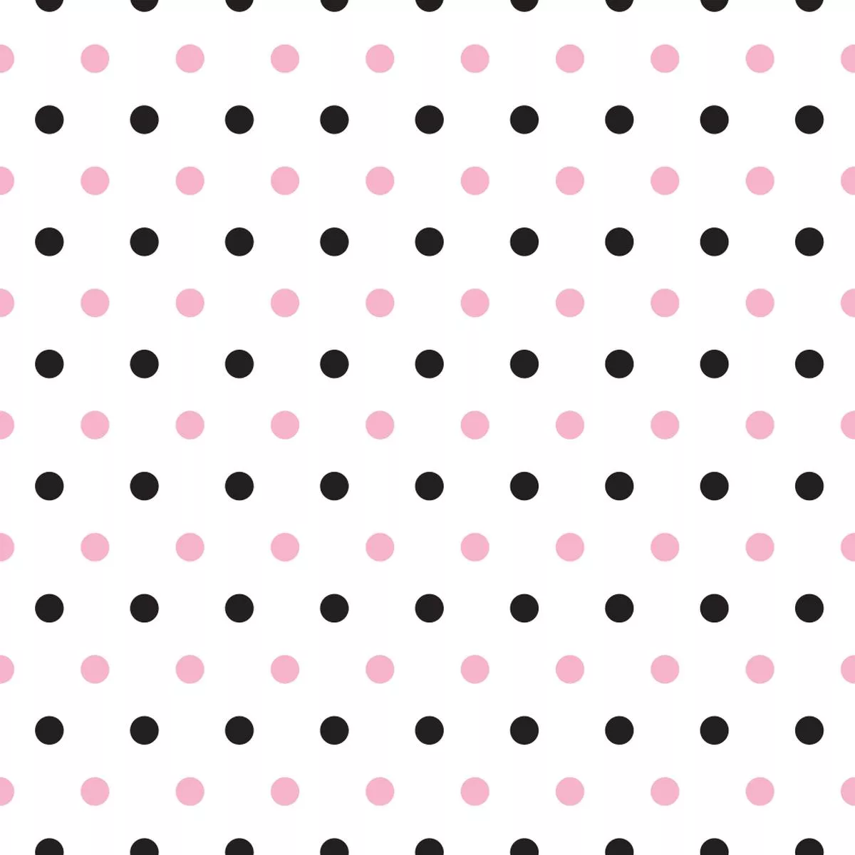 black-cupid-pink-polka-dots-fabric Black And Cupid Pink Polka Dots Fabric
