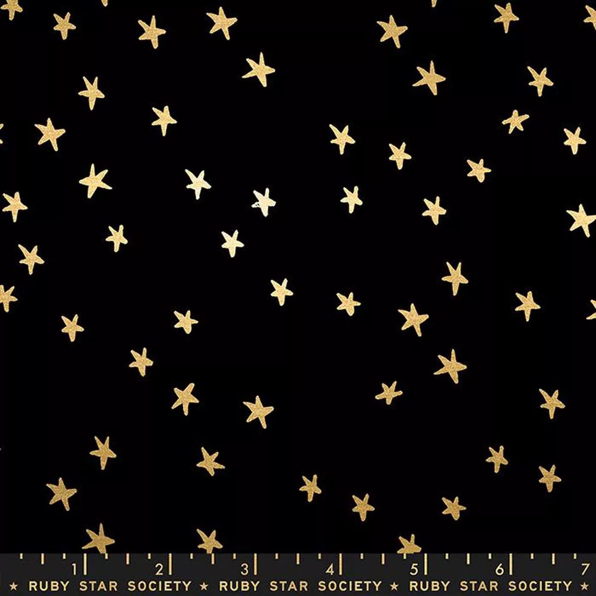 Black-Gold Starry by Ruby Star Society for Moda (14 yard)