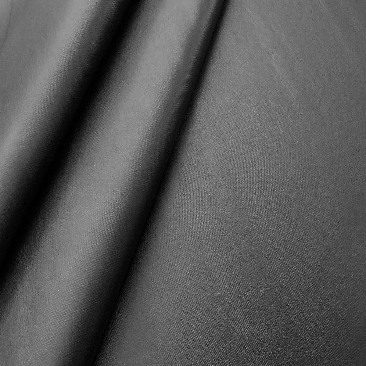 Black Leatherette Fabric
