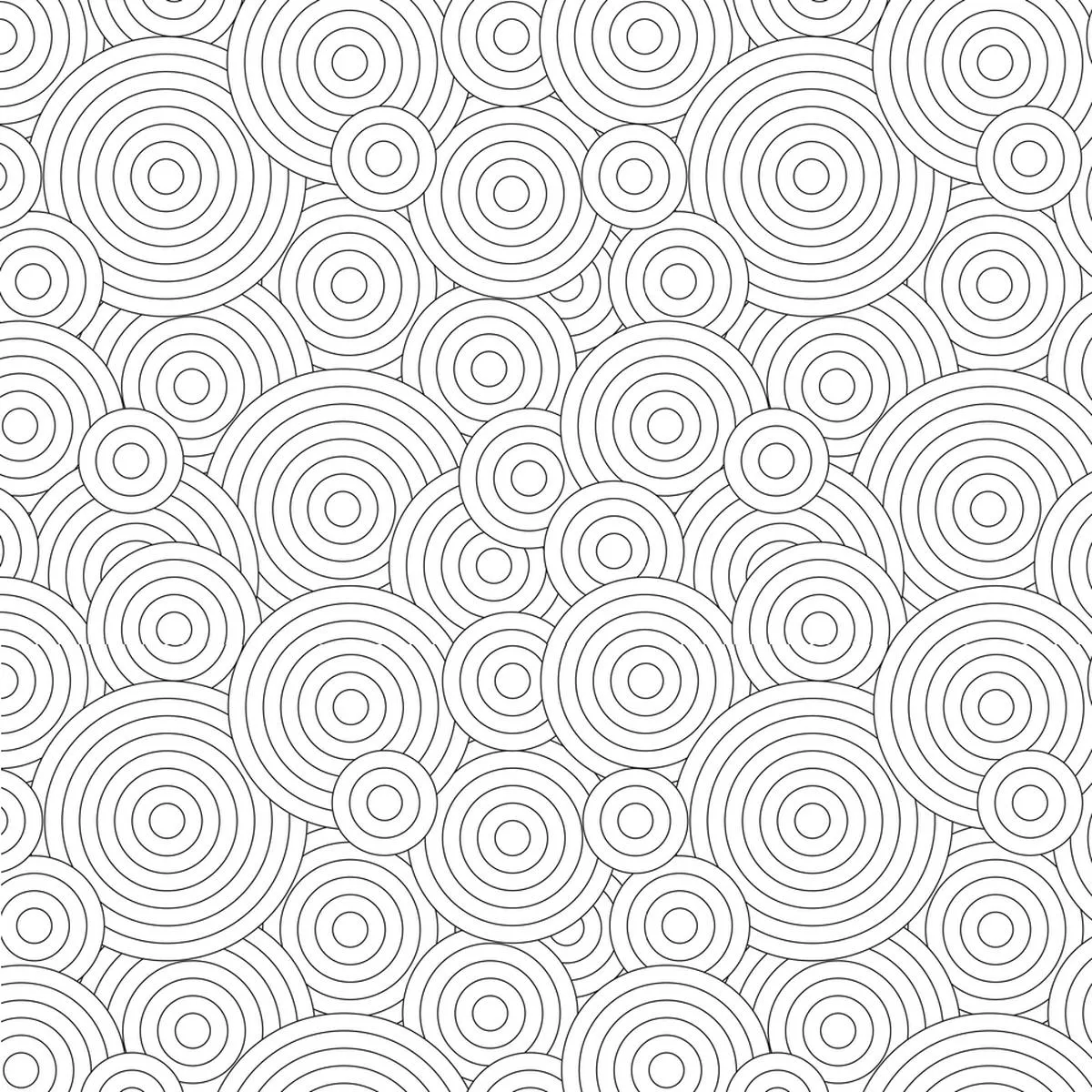 Black & White Swirls Fabric