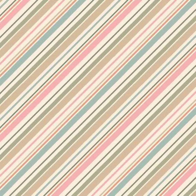 Blessed By Nature 17815-247 Multi Diagonal Stripe