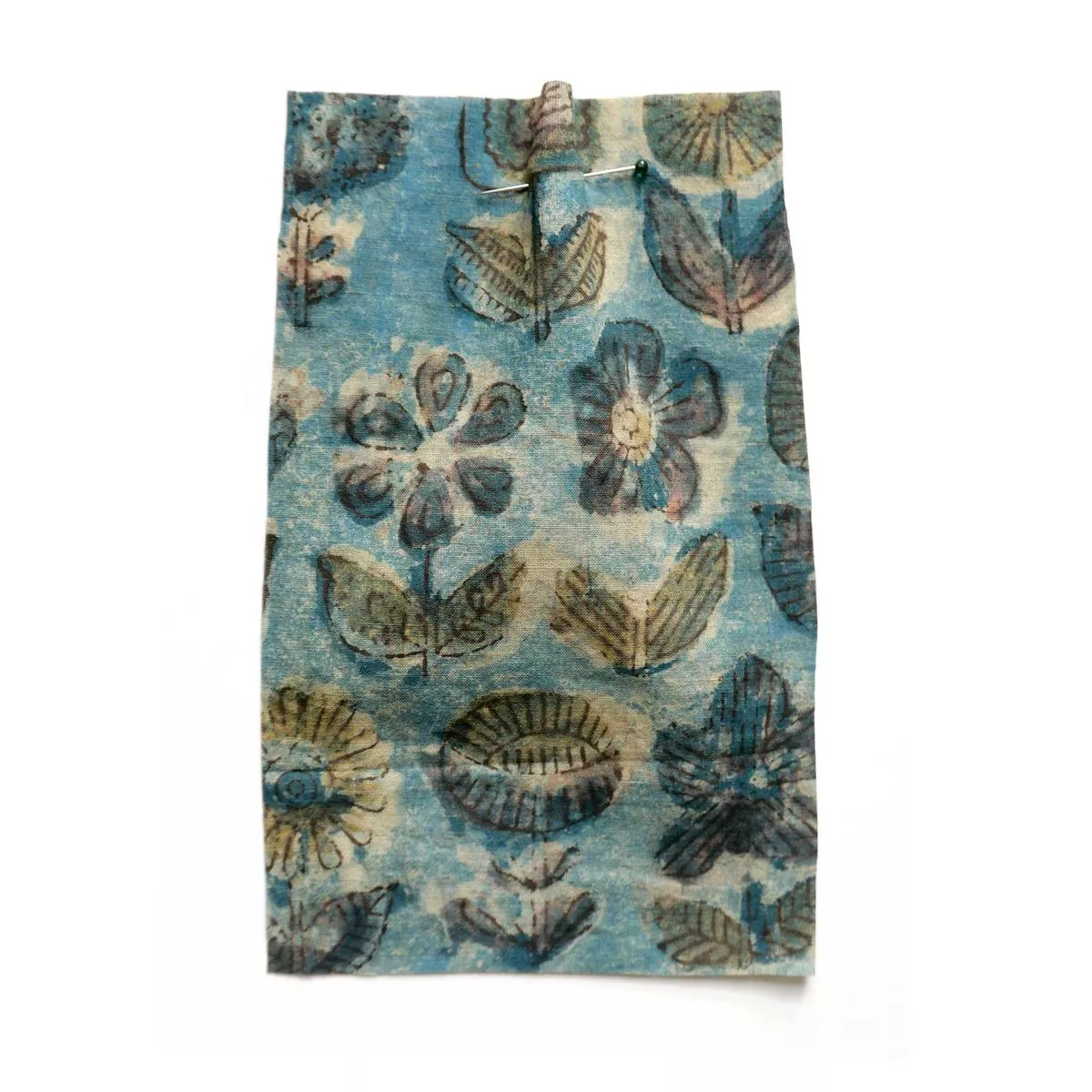 Block Print Daws Blue