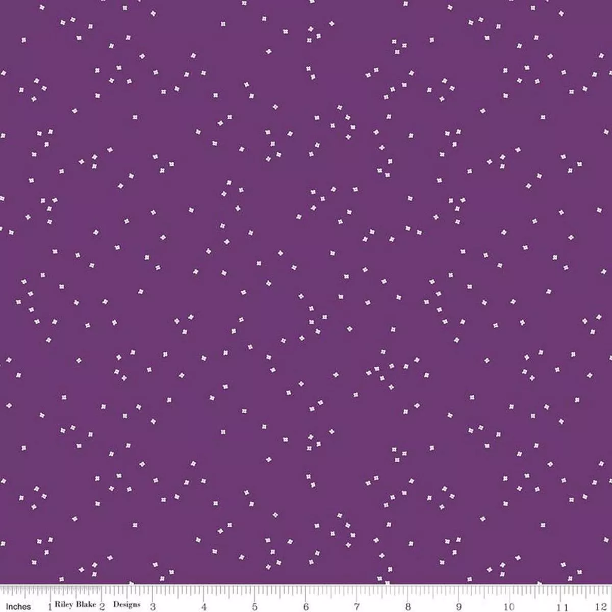 Blossom Fabric – Eggplant