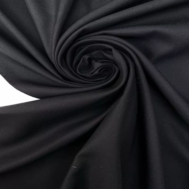 Blue Black Cotton Twill