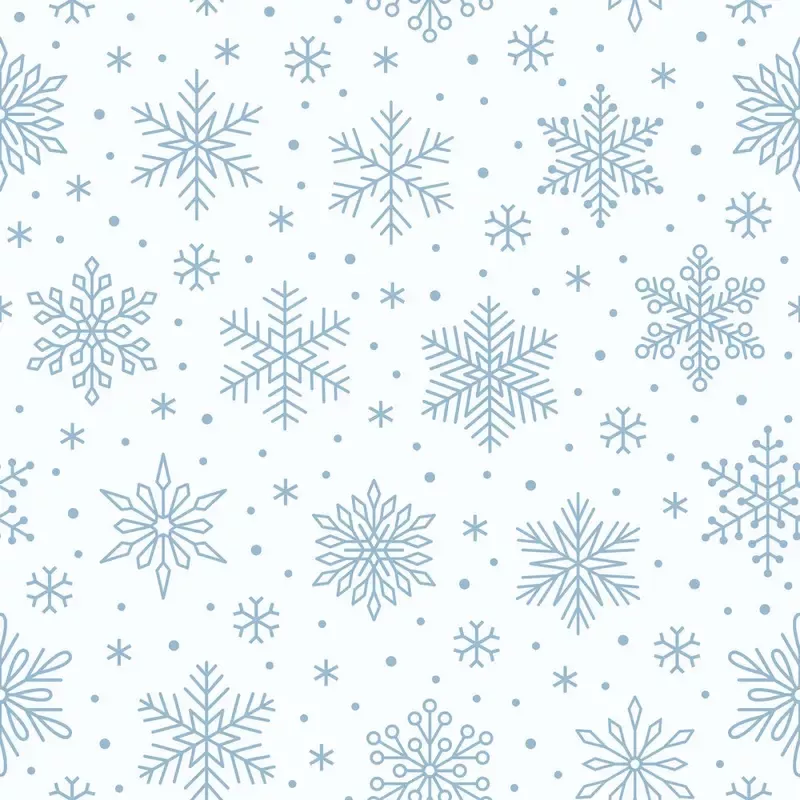 blue-christmas-snowflakes-fabric-white Blue Christmas Snowflakes Fabric – White