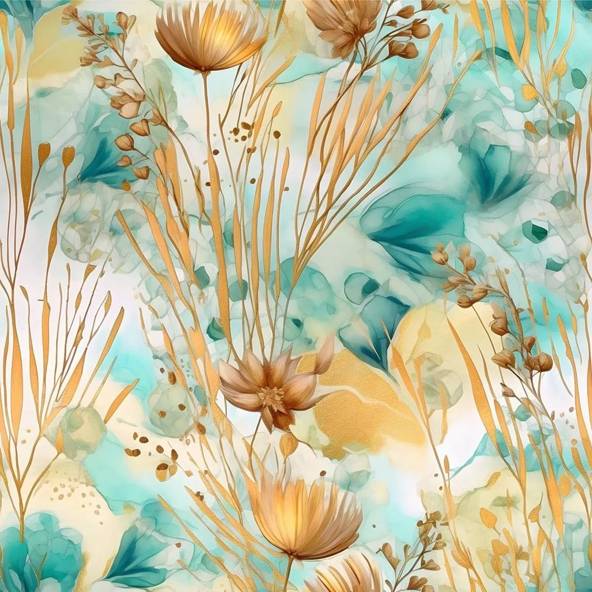 boho-beach-botanical-variation-11-fabric Boho Beach Botanical Variation #11 Fabric