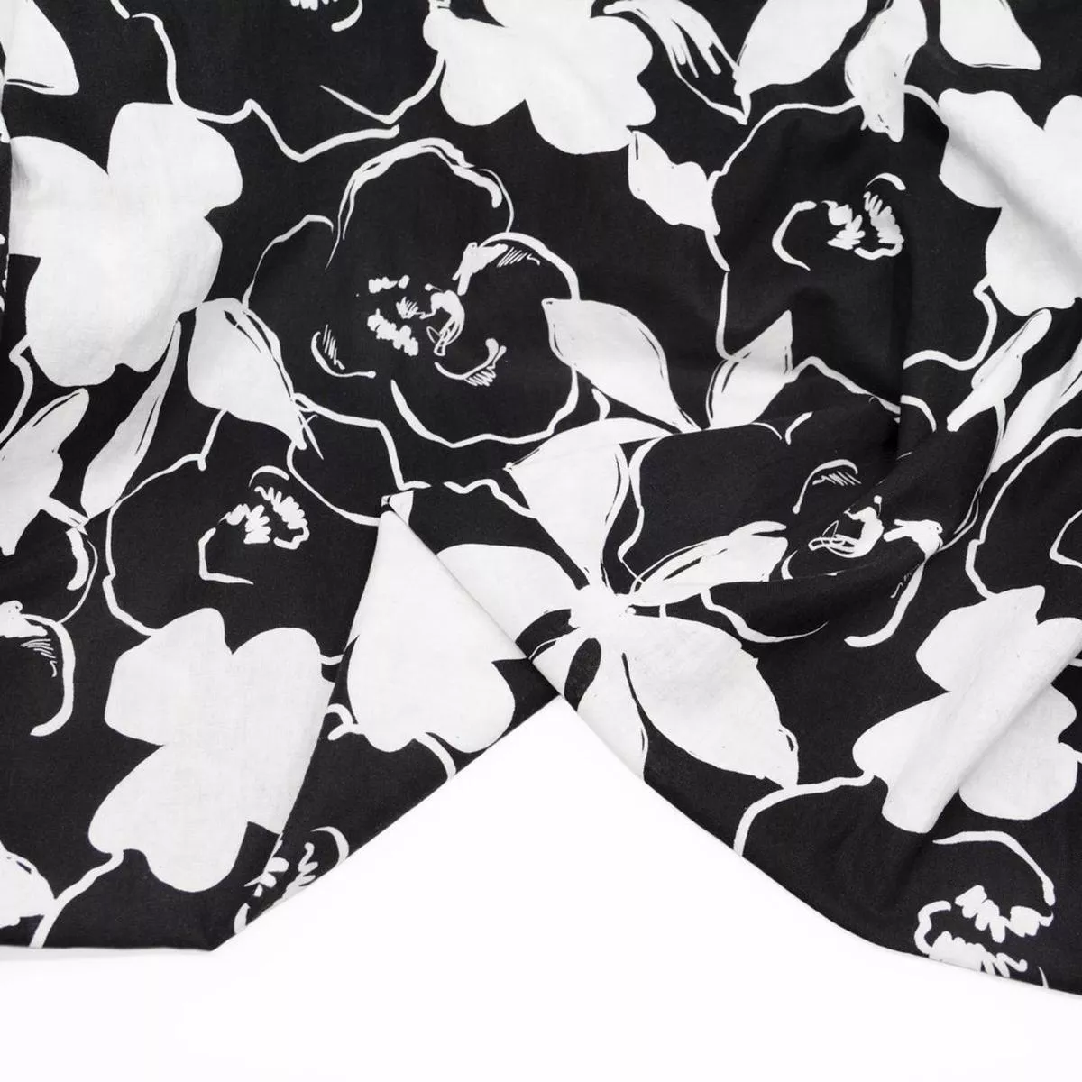 bold-blooms-linen-cotton-blend-black-white Bold Blooms Linen Cotton Blend – Black/White