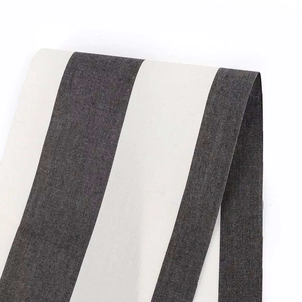 Bold Stripe Cotton/Nylon – Black/White