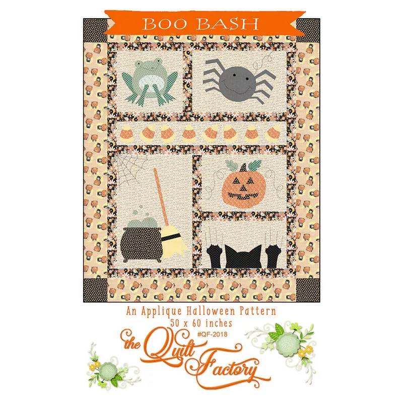 boo-bash-quilt-pattern-by-quilt-factory Boo Bash Quilt Pattern by The Quilt Factory