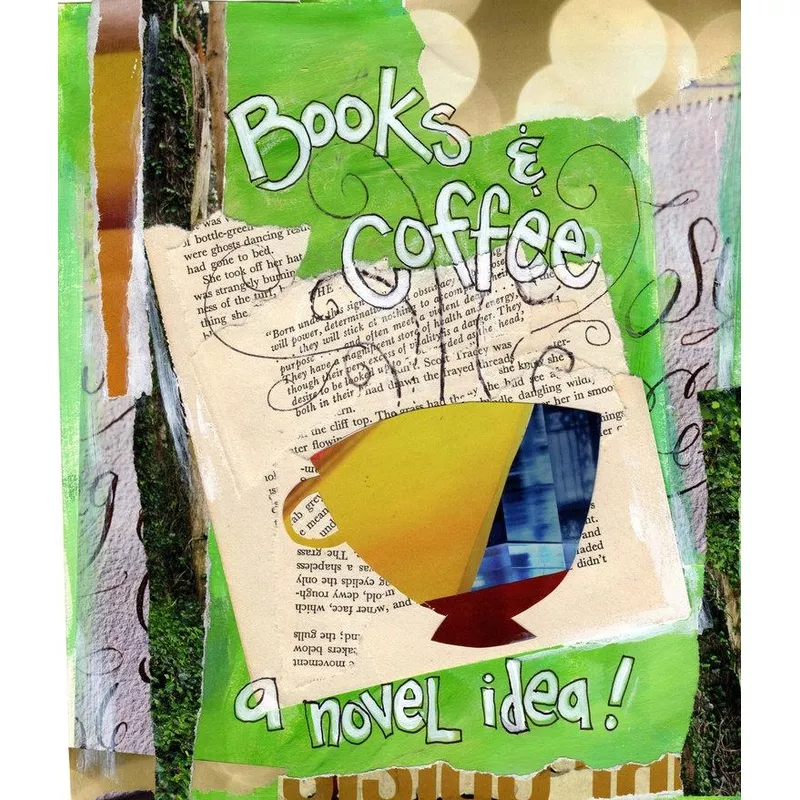 Books & Coffee Greeting Card