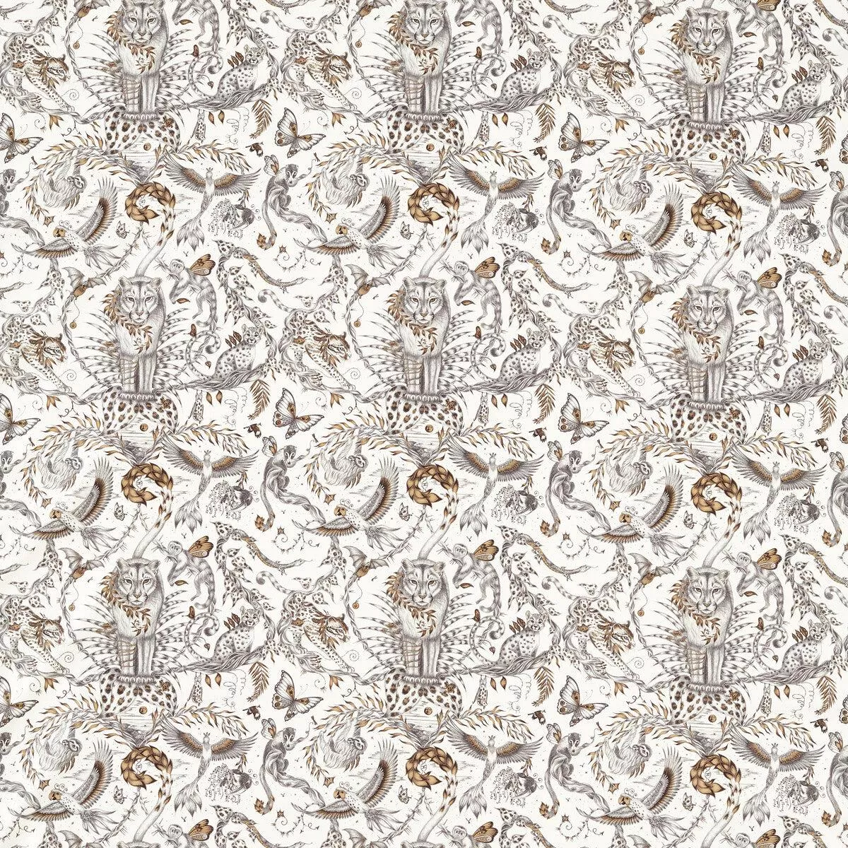 Bosque Dreams Bronze Fabric