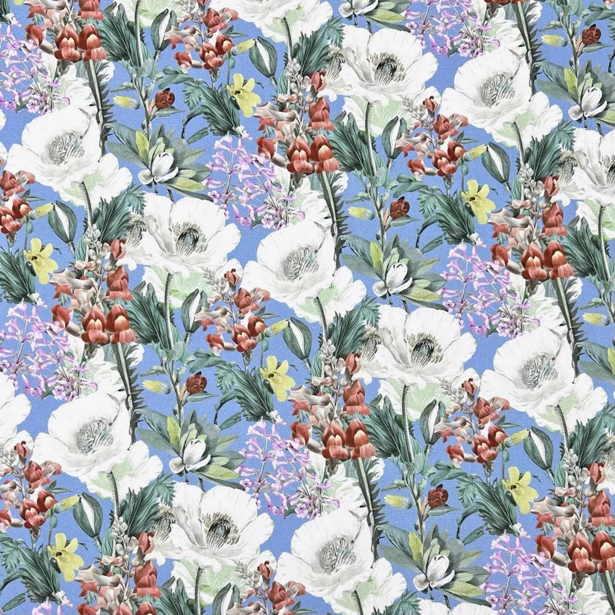 Botanical Harmony Linen Blend Fabric