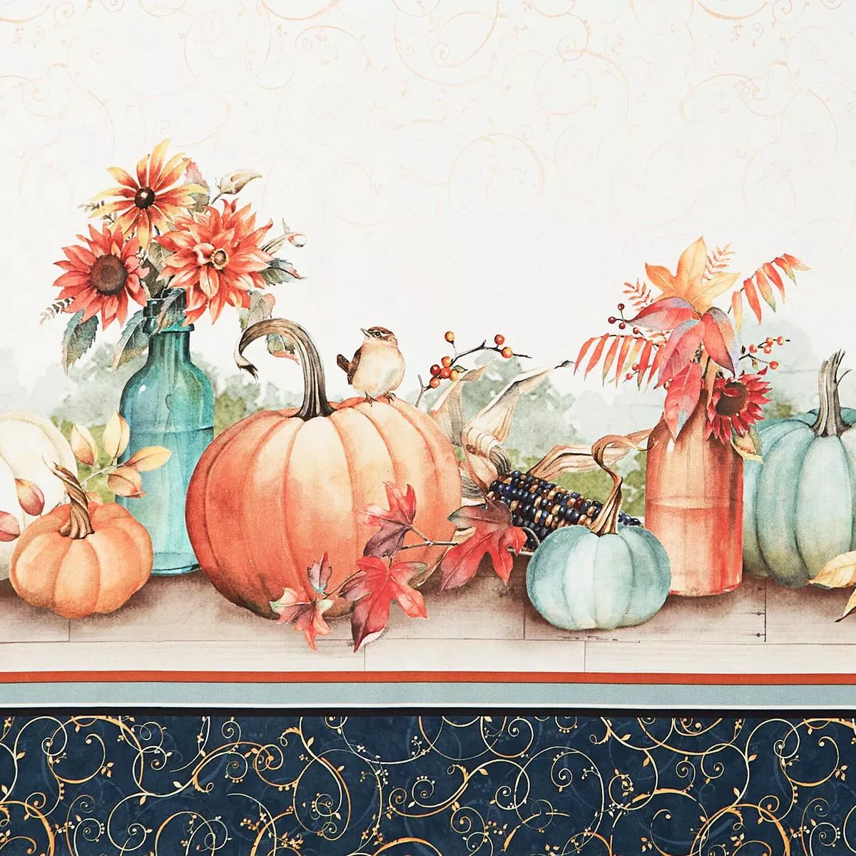 bountiful-harvest-scene-double-border-multi-yardage Bountiful – Harvest Scene Double Border Multi Yardage