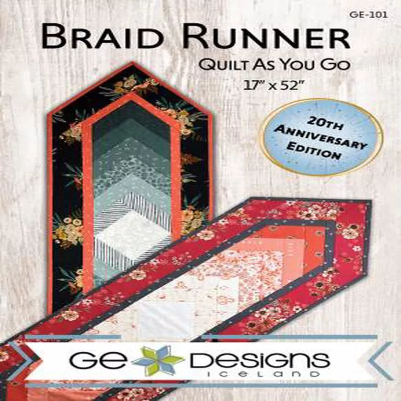 Braid Runner (Quilt As You Go)