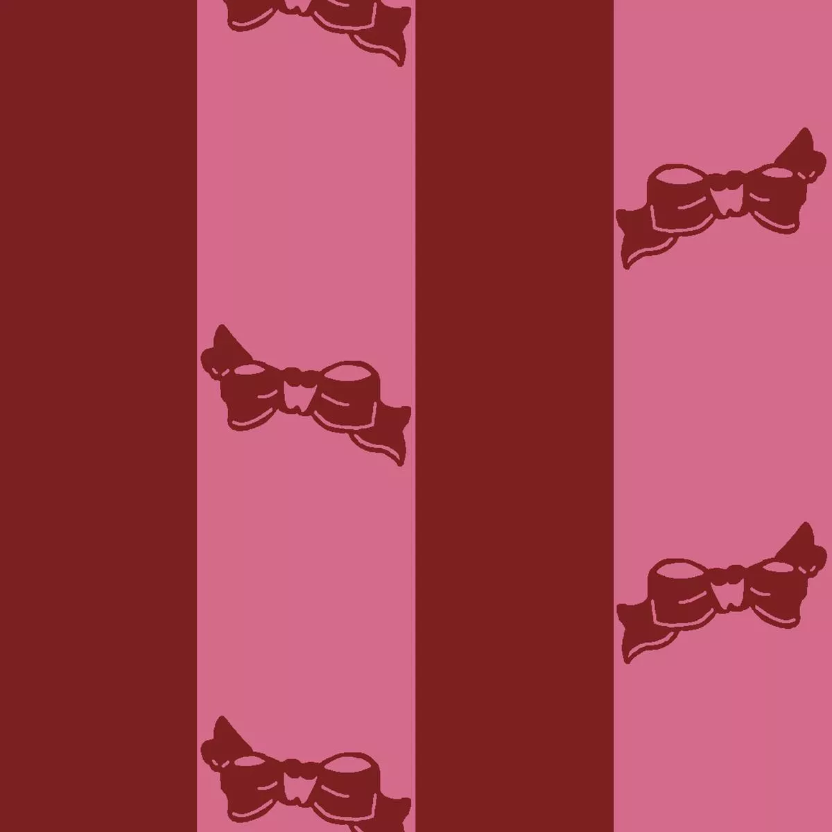 Brandy Bow in Crimson Fabric