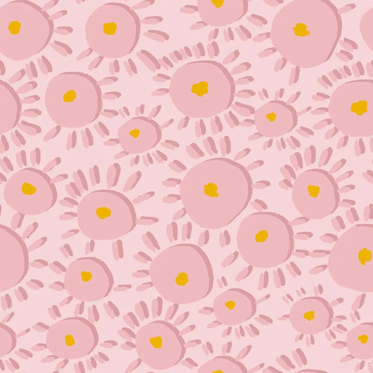 Breathe Live Explore Mindscapes Blush Fabric