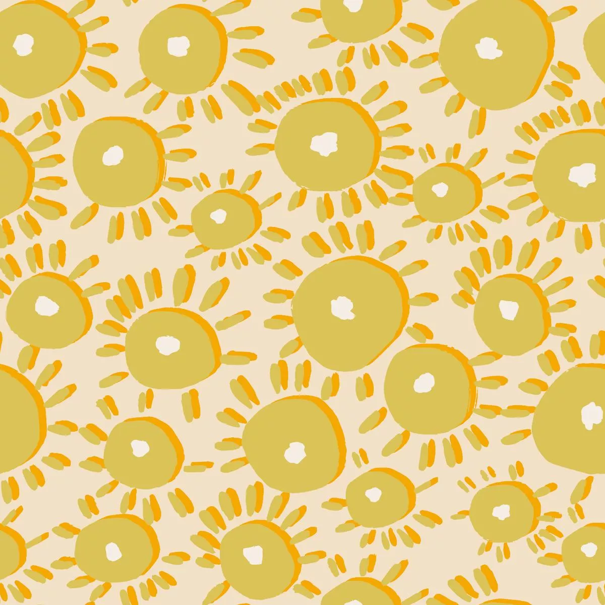 Breathe Live Explore Mindscapes Yellow Fabric