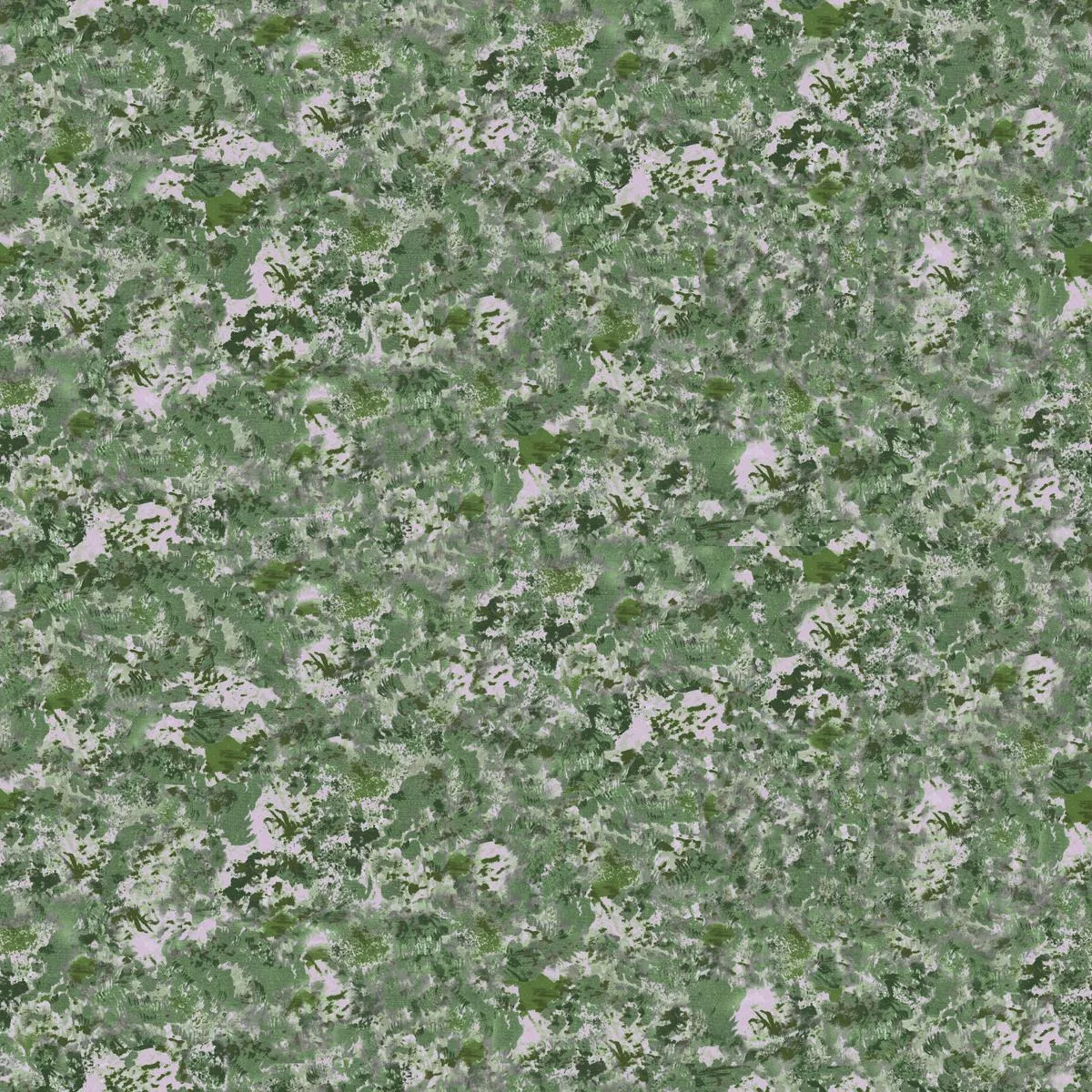 Brisbane on Green Fabric