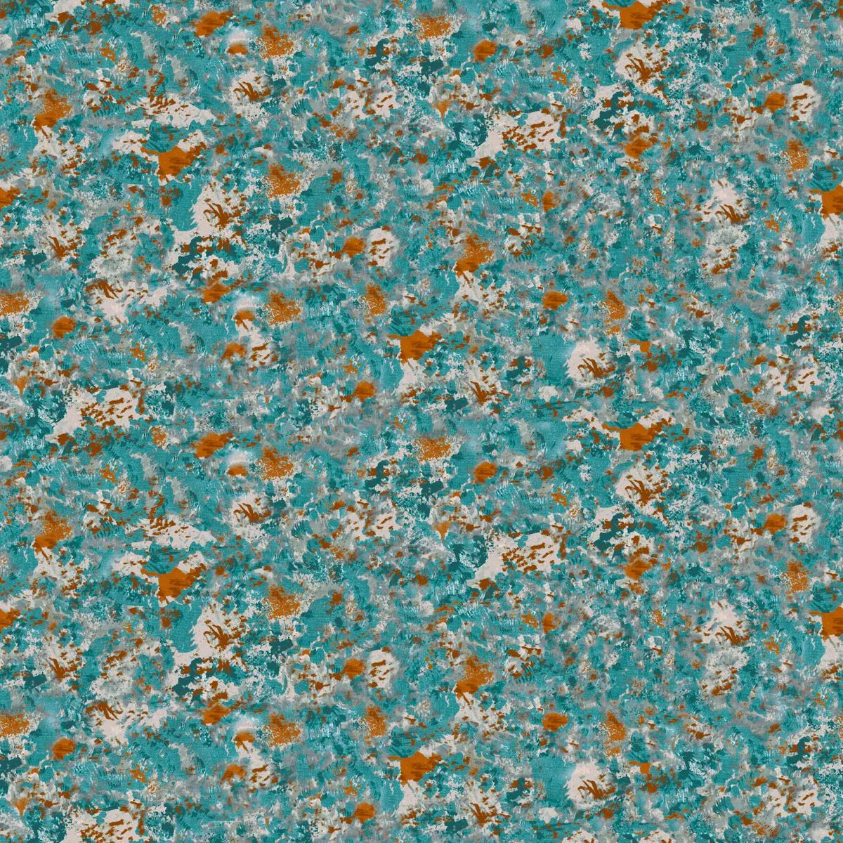 brisbane-on-teal-fabric Brisbane on Teal Fabric