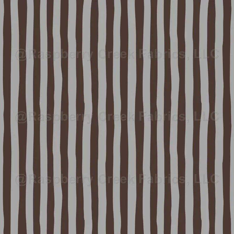 Brown & Gray Wonky Stripes