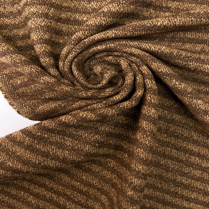 Brown Wool Coat Fabric