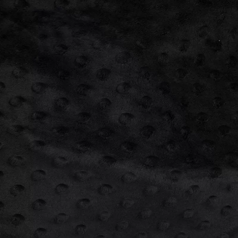 Bubble Minky Black