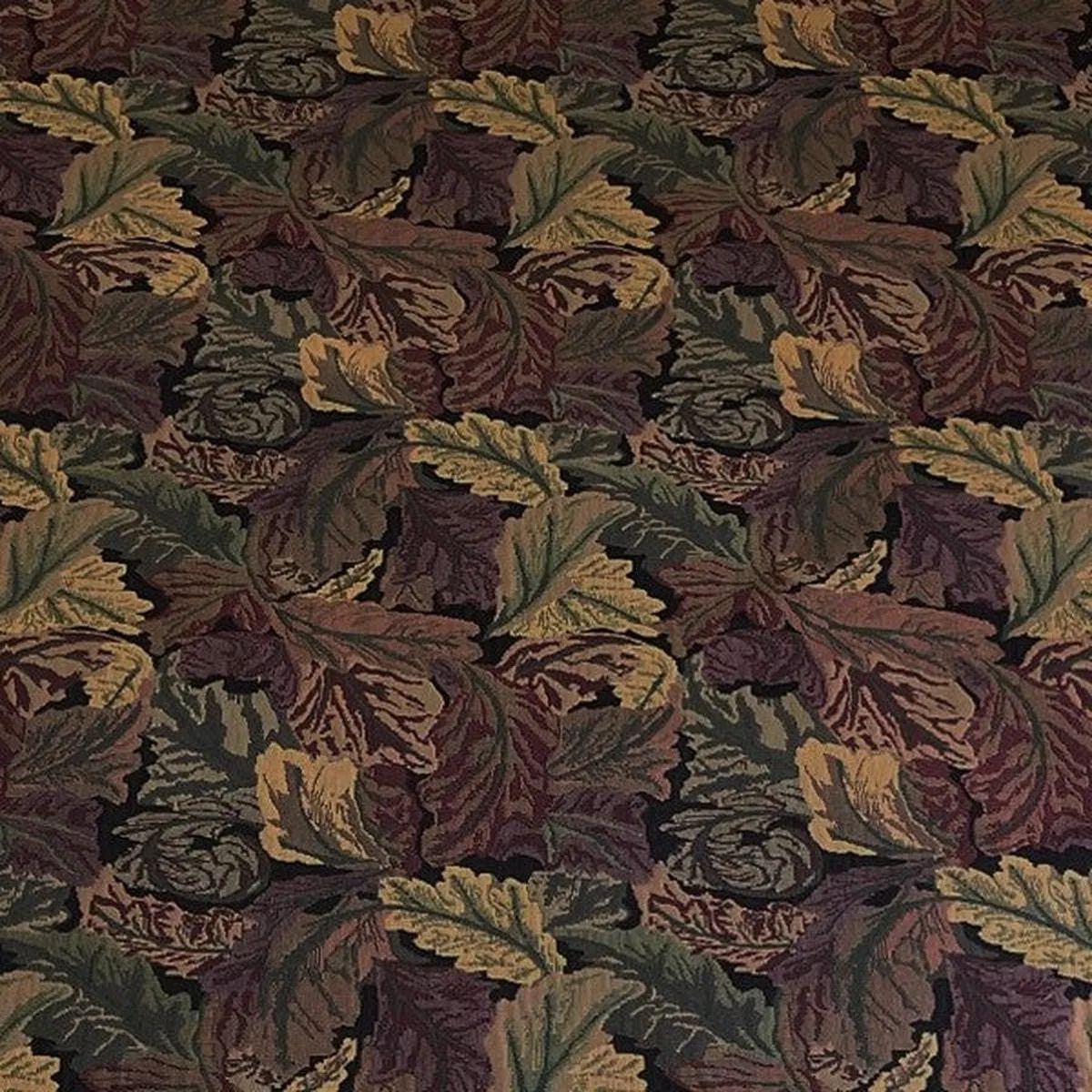 burch-fabric-maple-leaf-black-upholstery-fabric Burch Fabric Maple Leaf Black Upholstery Fabric
