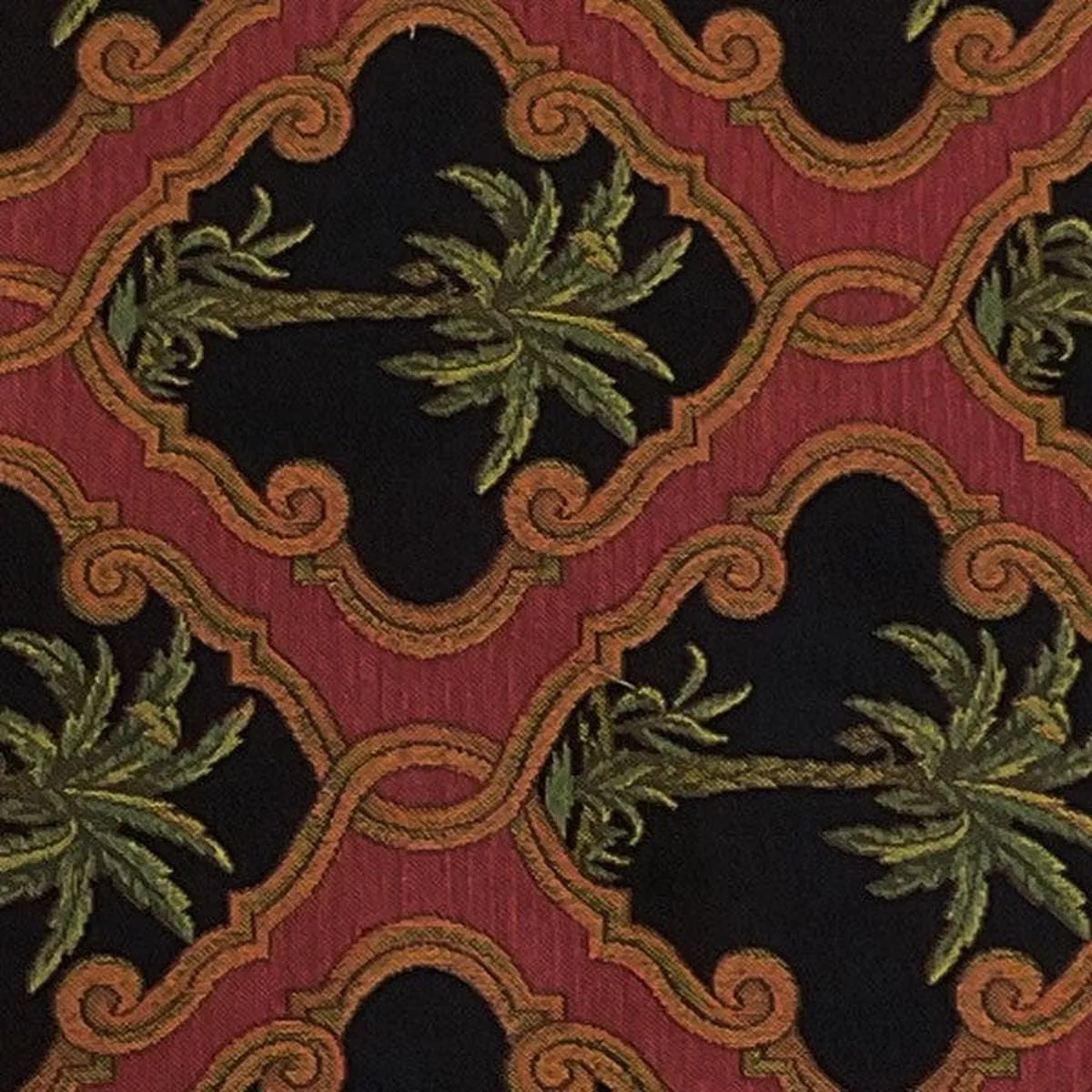 burch-fabrics-morgan-black-red-upholstery-fabric Burch Fabrics Morgan Black & Red Upholstery Fabric