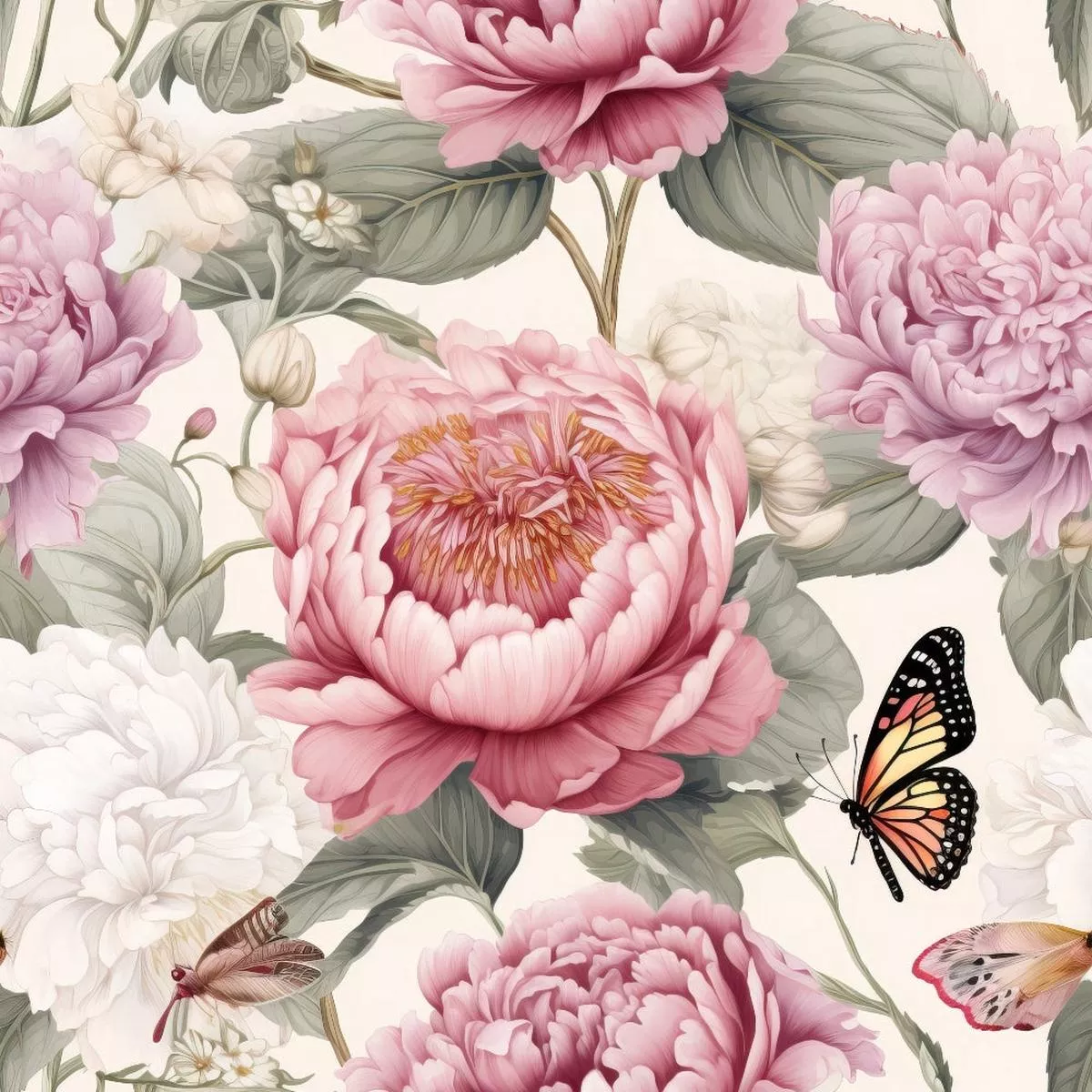Butterfly Dance Pattern 10 Quilting Cotton Fabric