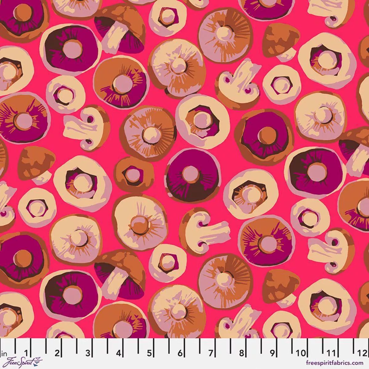 Button Mushroom Pink by Martha Negley
