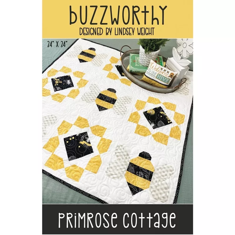 buzzworthy-tabletop-runner-quilt-pattern Buzzworthy Tabletop Runner Quilt Pattern