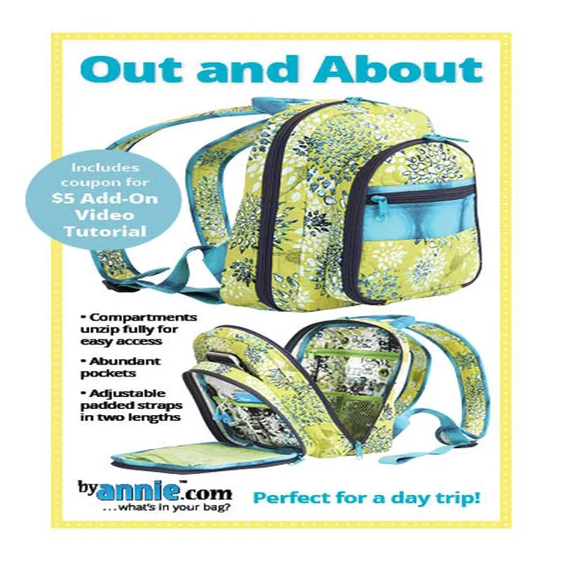 ByAnnie’s Out and About Backpack Pattern PBA282