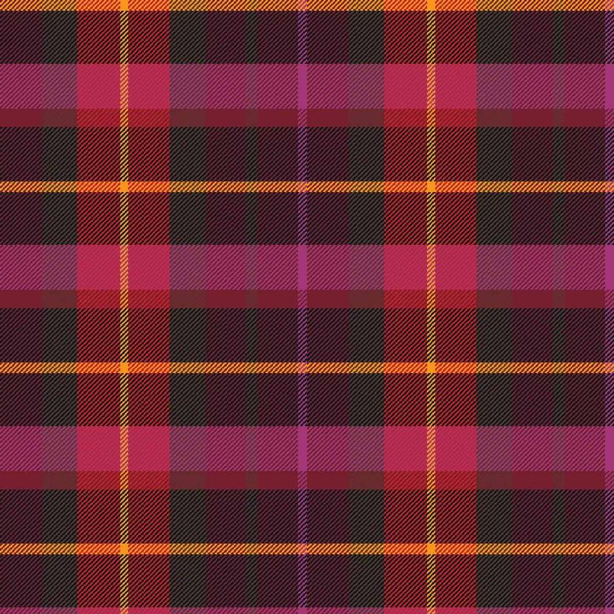 Cabin Plaid on Berry Fabric