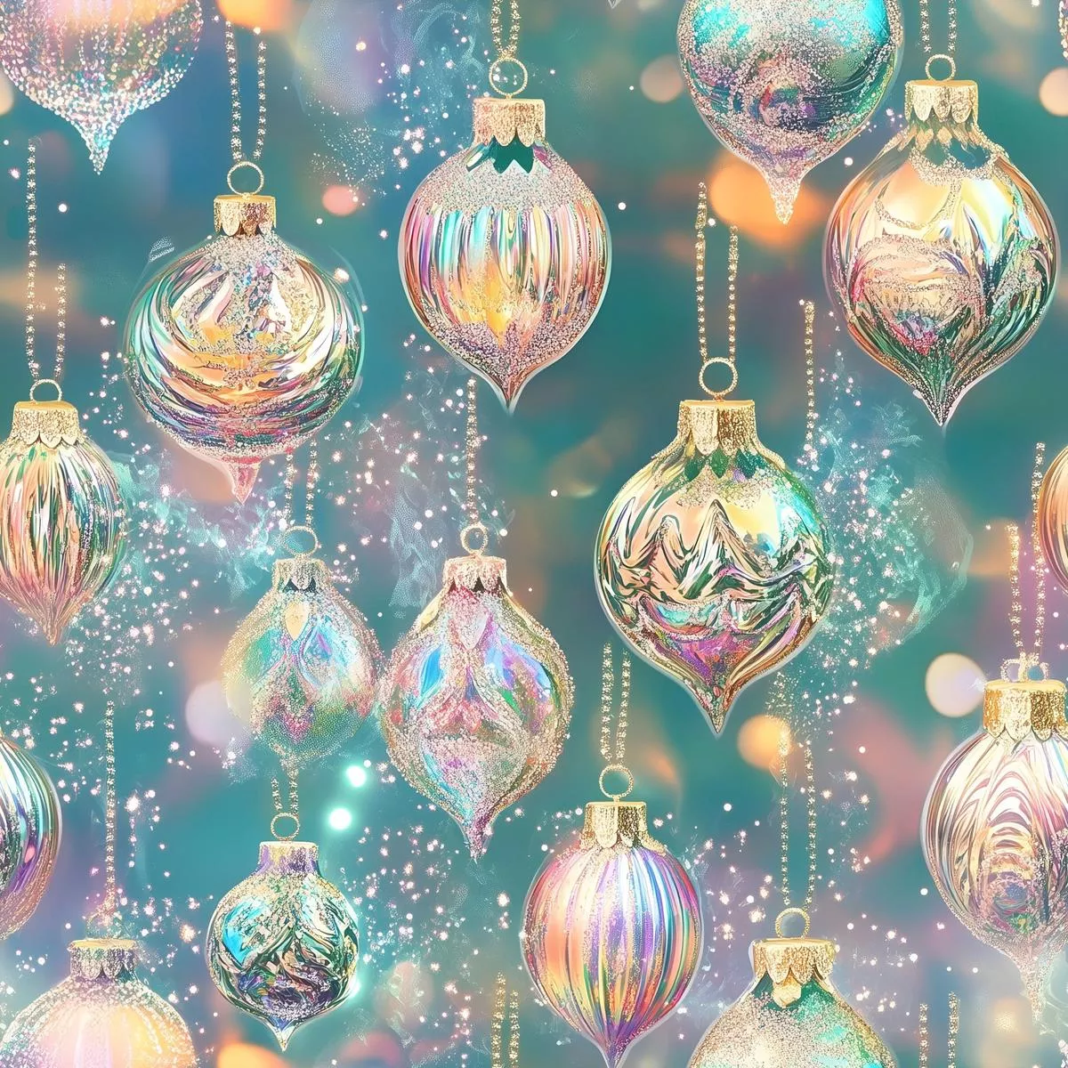 celestial-christmas-ornaments-pattern-2-quilting-cotton-fabric Celestial Christmas Ornaments Pattern 2 Quilting Cotton Fabric